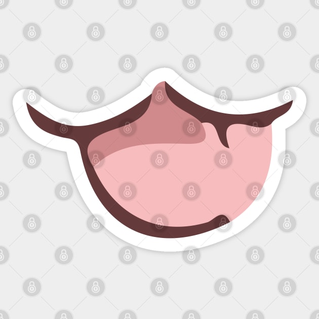 Nyami Mouth [Kawaii] Sticker by Tad